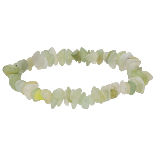 Chinese jade chip bracelet