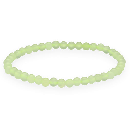 Chinese jade mini ball bracelet | 4 mm