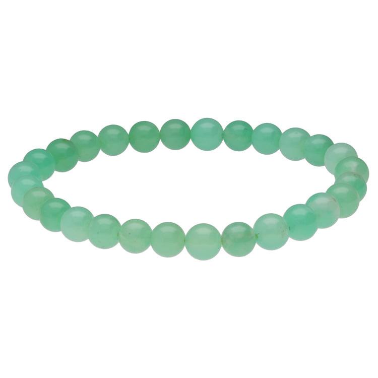 Chrysoprase ball bracelet | 6mm