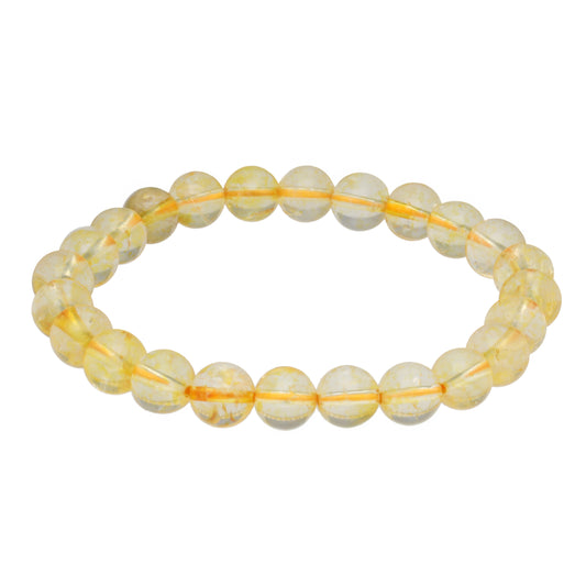 Citrine ball bracelet | 8mm