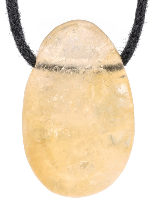 Citrine drop pendant