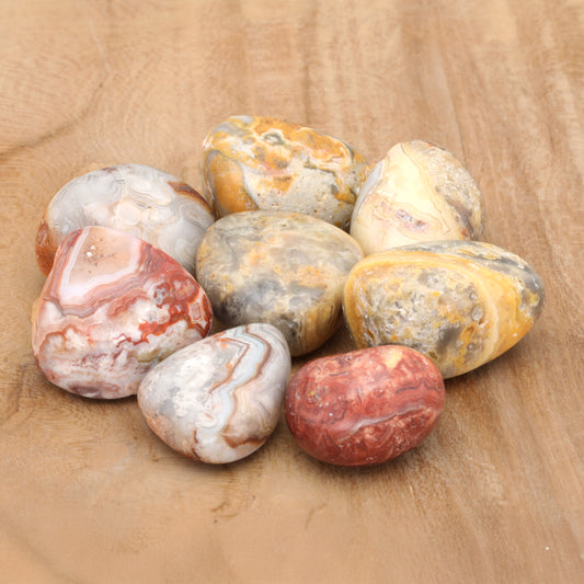 Crazy Lace Agate Tumbled Stone