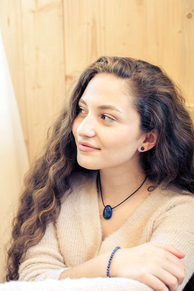 Lapislazuli Tropfenanhänger