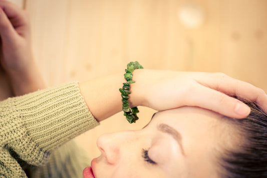 Jade (Nephrit) Splitterarmband