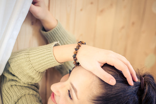 Tigerauge Splitterarmband