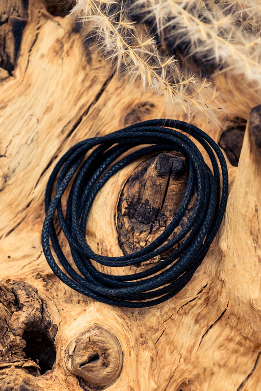 cotton ribbon, black