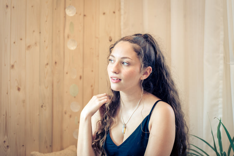 Opal glass | Double tip, set | Silver-colored eyelet