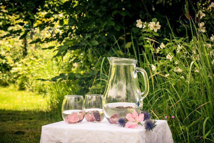 Rhodonite water stones