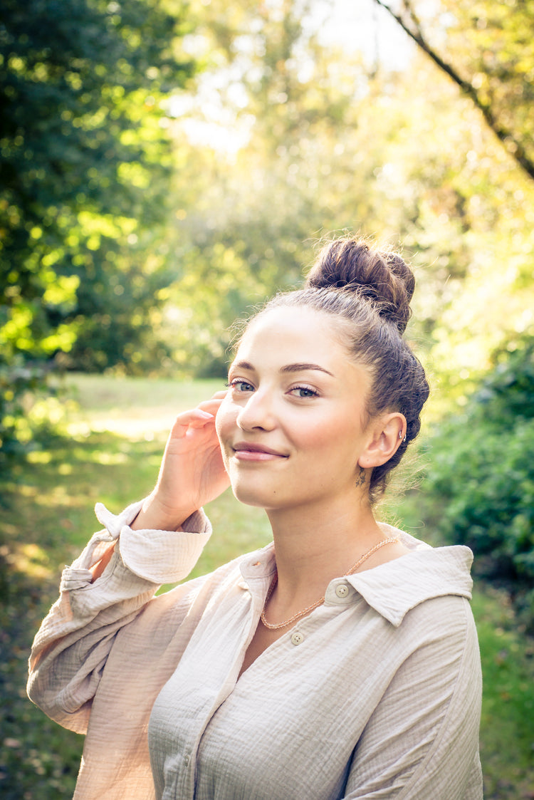 Citrine | Ø 4mm with 925 silver clasp | 45cm