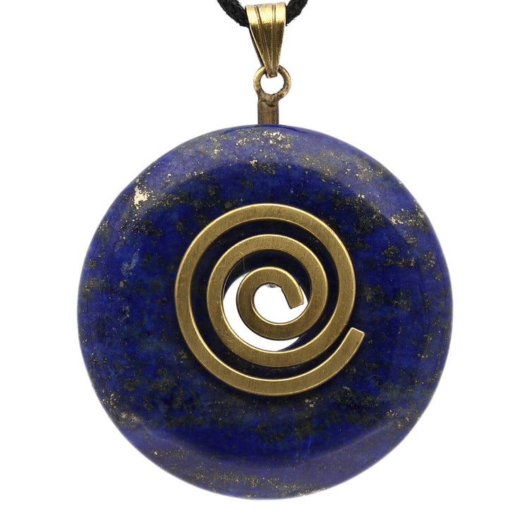 Donut holder spiral for 30 & 40 mm donut stones | brass