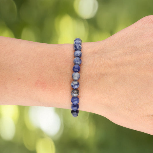 Dumortierit Kugelarmband | 6 mm