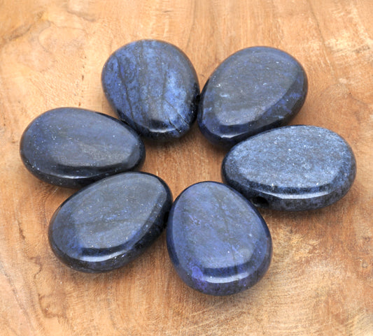 Dumortierite drop pendant