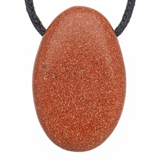 Goldstone drop pendant
