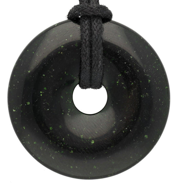 Greenstone Donut | 30 mm Pendant