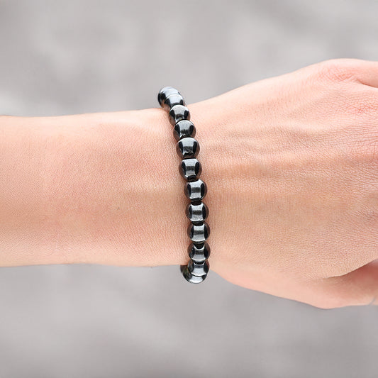 Hematite bead bracelet | 8 mm
