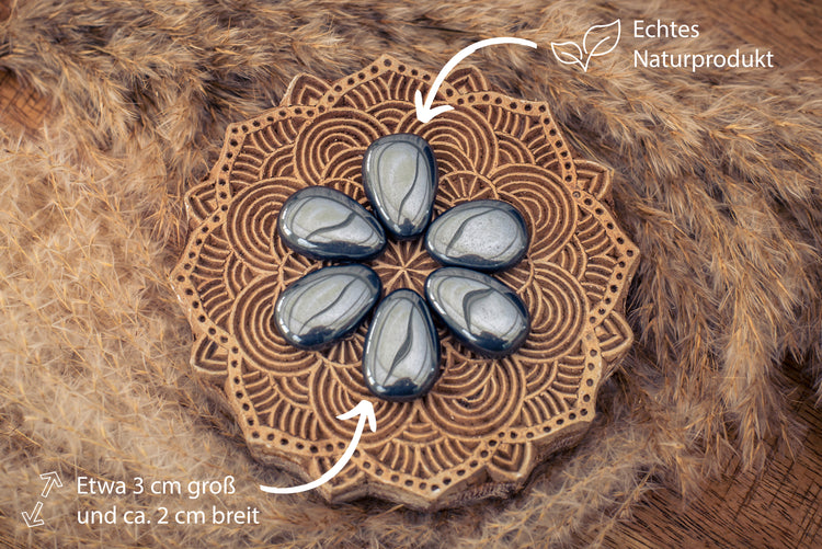 Hematite drop pendant