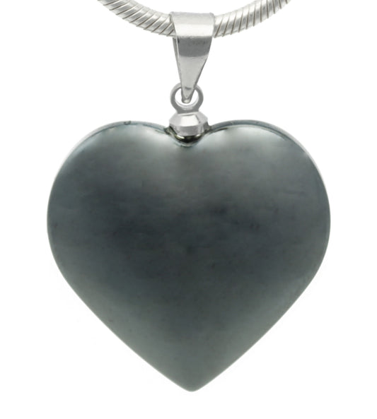 Hematite heart pendant | 2x2 cm