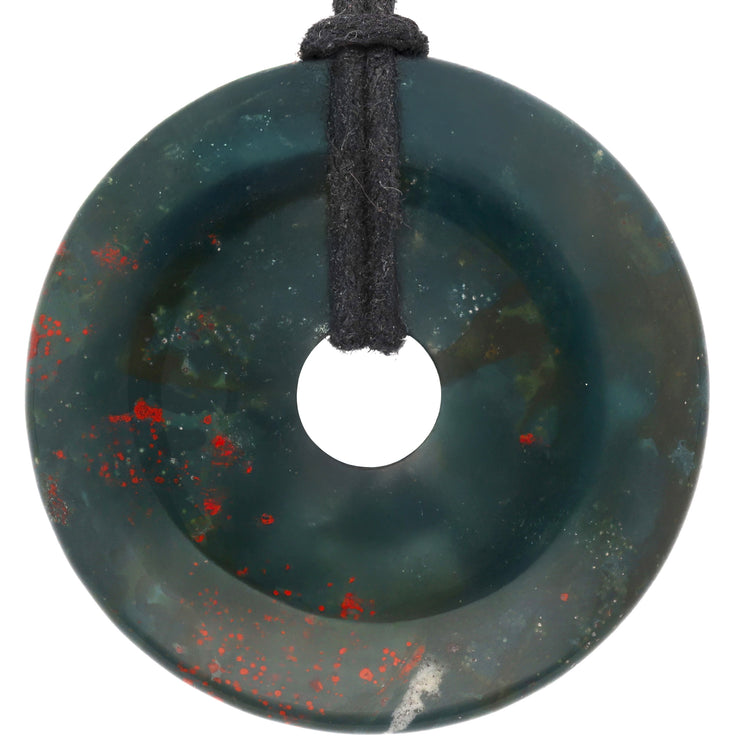 Heliotrope Donut | 40 mm pendant + cotton cord