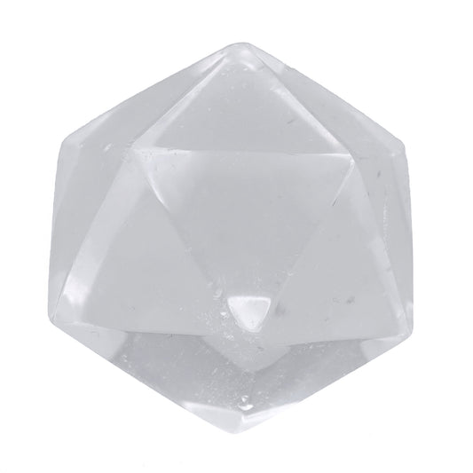 Rock crystal icosahedron