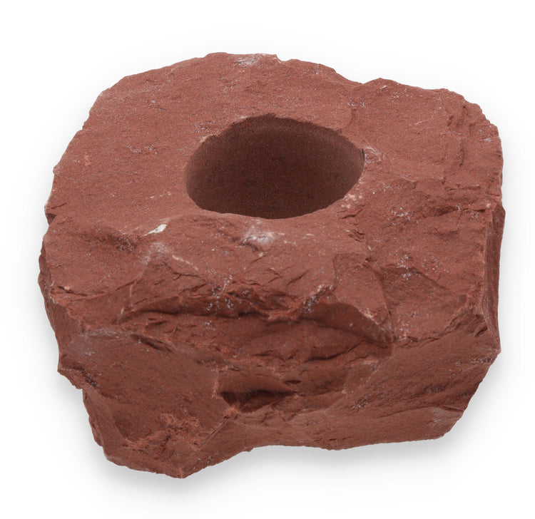 Jasper, red tealight holder