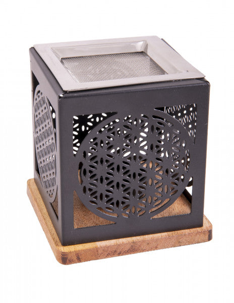 Metal incense burner