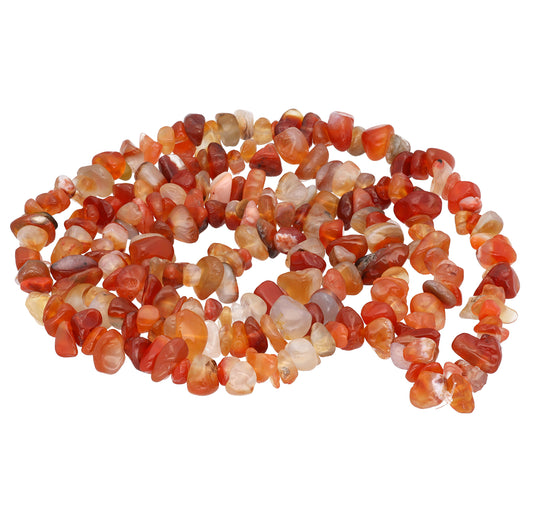 Carneol splinter chain | 80 cm