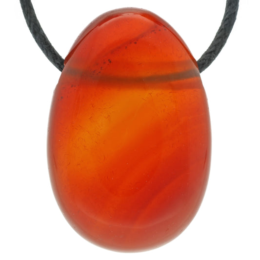 Carnelian drop pendant