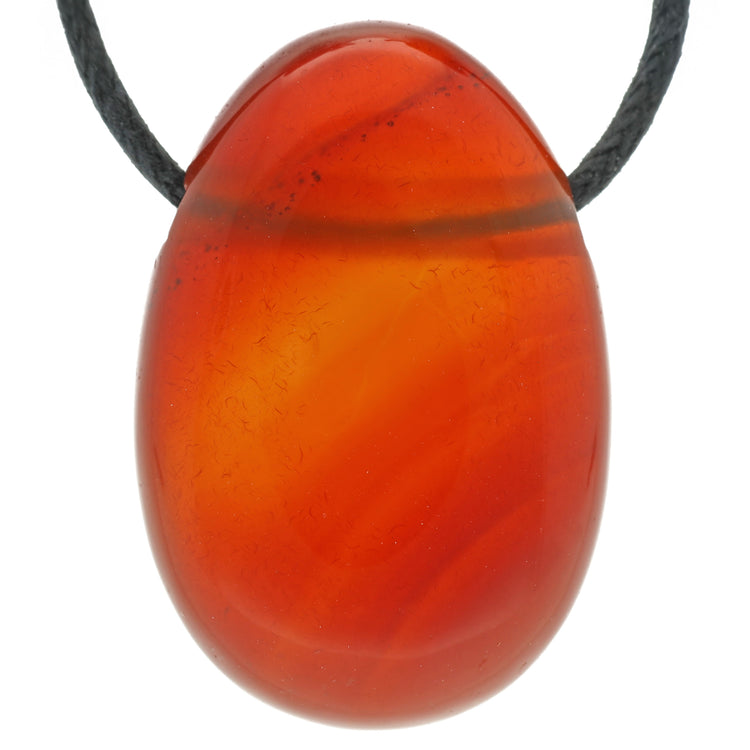 Carnelian drop pendant