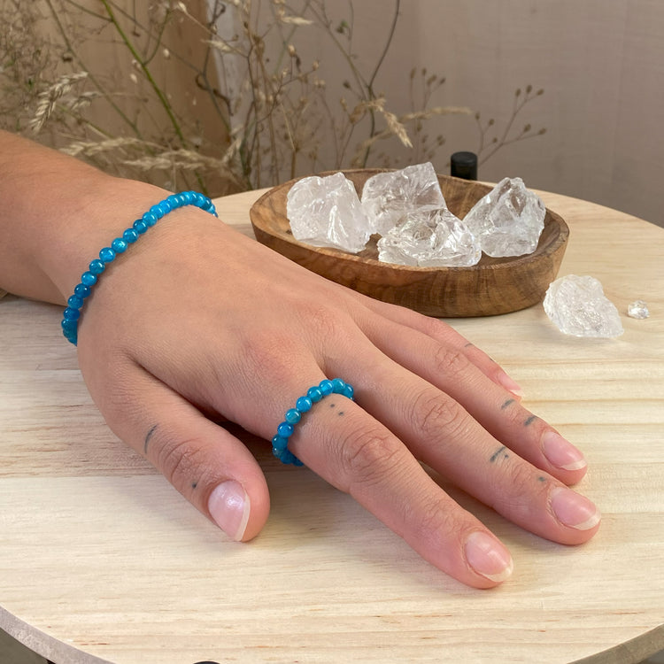 Apatite | elastic ball ring