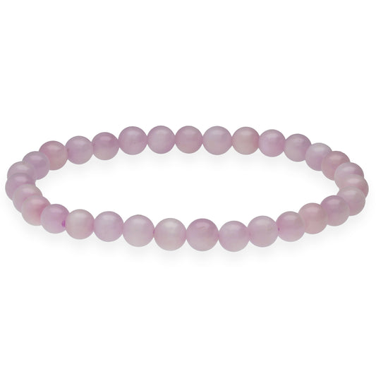 Kunzite bead bracelet | 6 mm