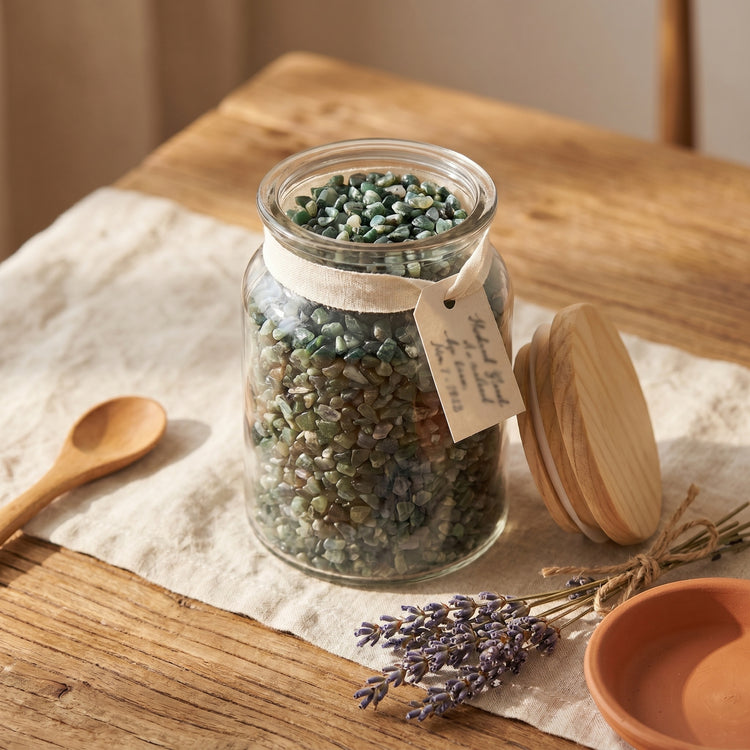 Moosachat Mini-Trommelsteine – lifestyle-anwendung