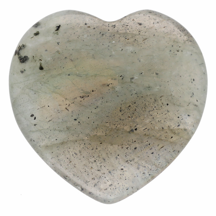 Labradorite Heart | Palm Stone 2x2 cm