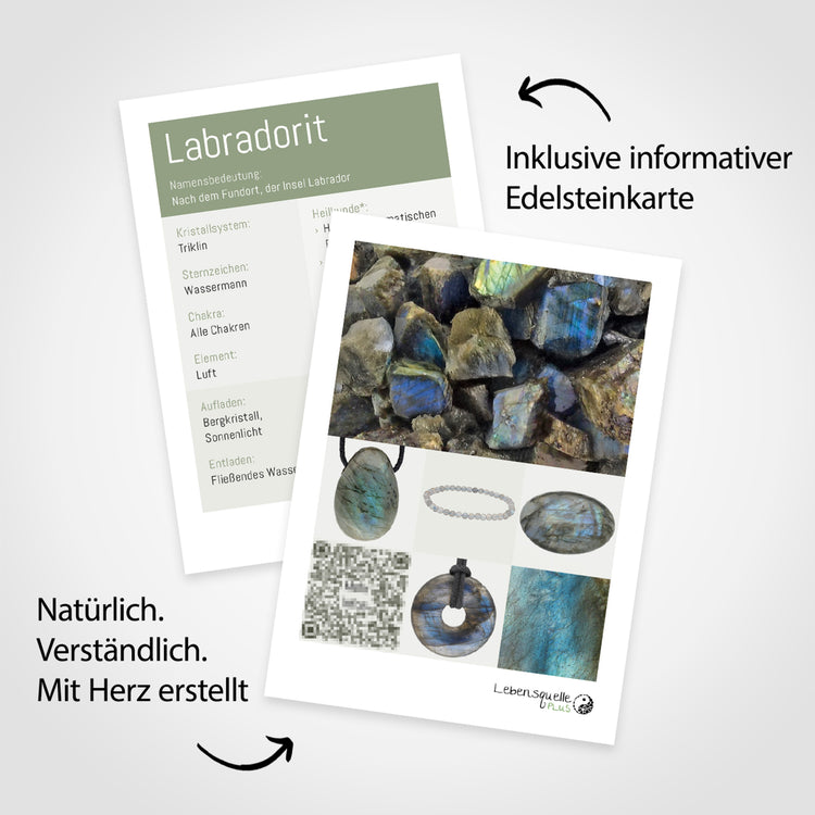 Labradorite tumbled stone