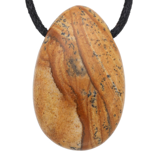 Landscape Jasper Drop Pendant