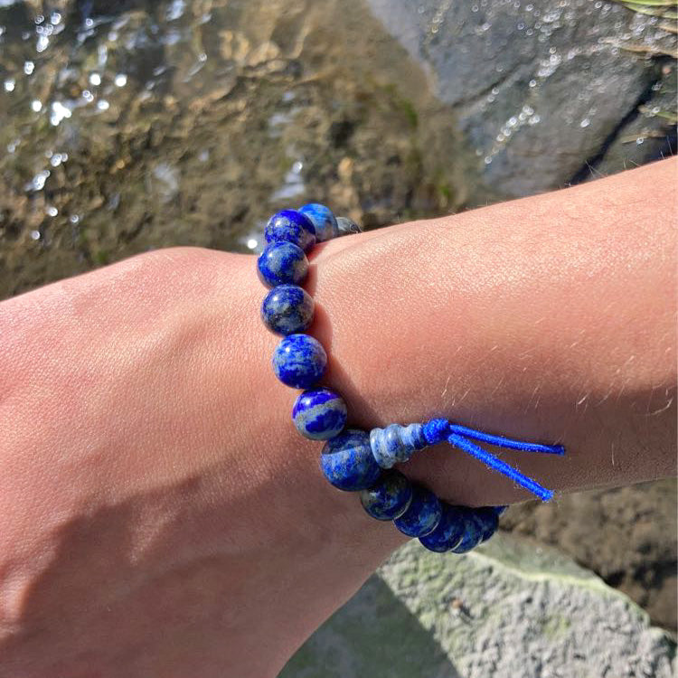 Lapis lazuli power bracelet