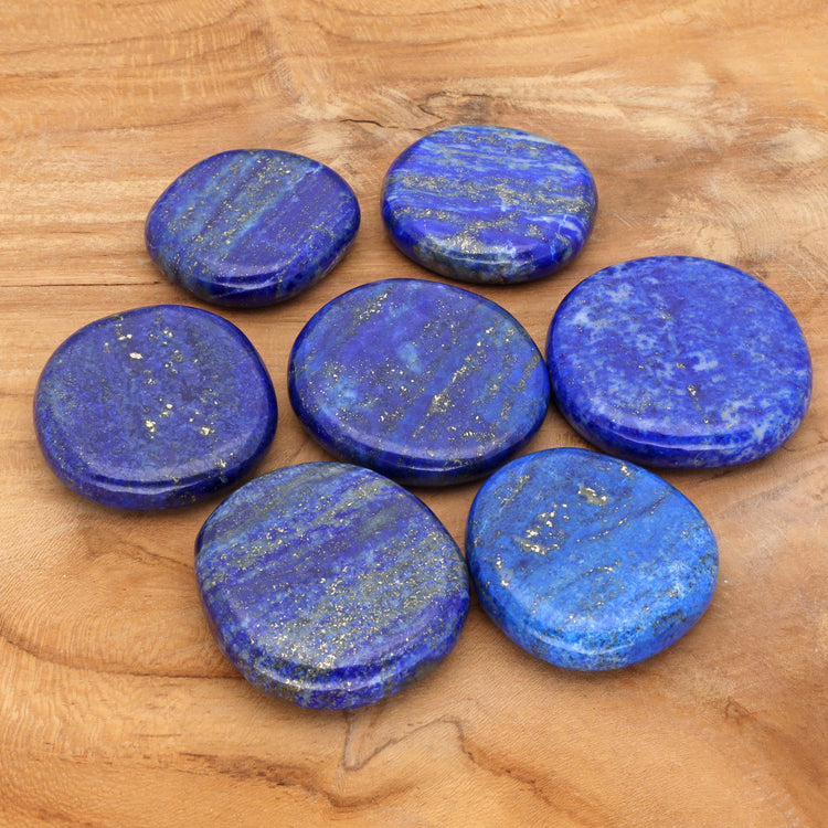 Lapis lazuli disc stone