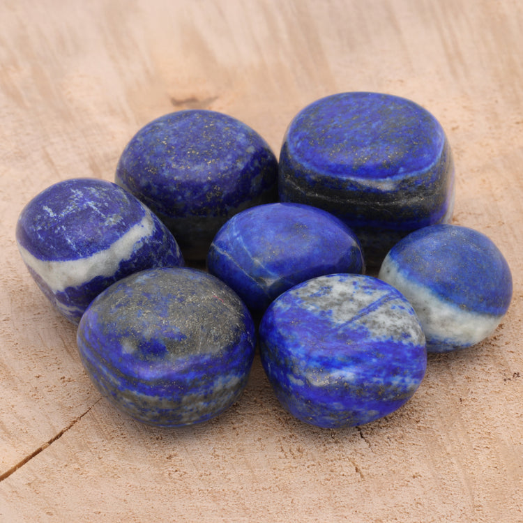 Lapis lazuli tumbled stone
