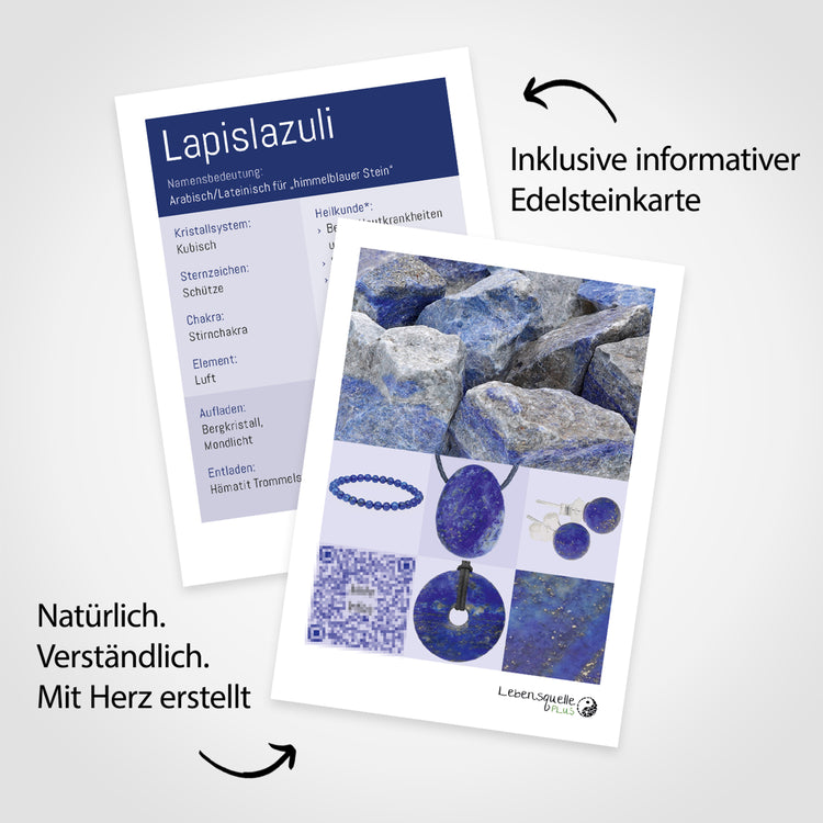 Lapis lazuli tumbled stone