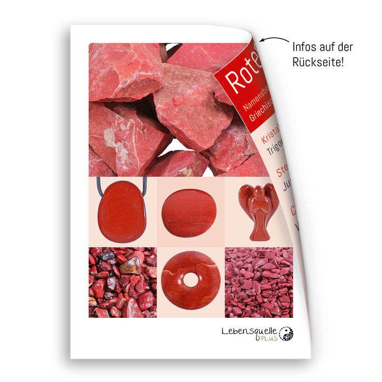 Jasper, red tealight holder