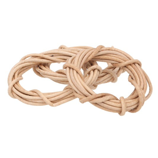 Leather strap made of genuine cowhide, natural color