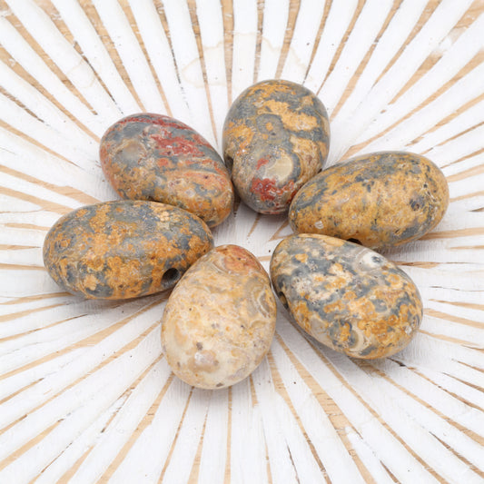 Leopard Jasper Drop Pendant