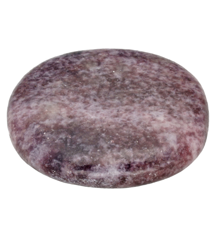 Lepidolite disc stone