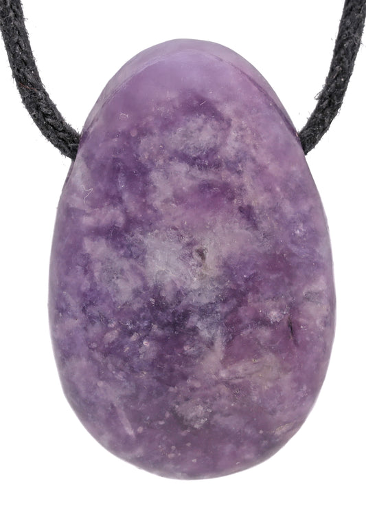 Lepidolite drop pendant