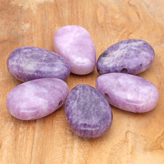 Lepidolite drop pendant