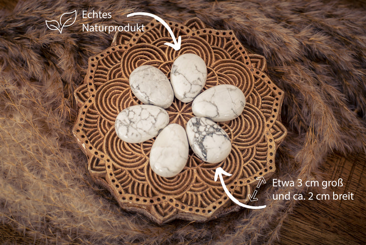 Magnesite drop pendant