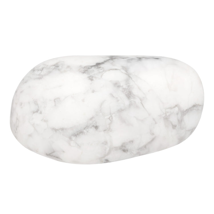 Magnesite tumbled stone