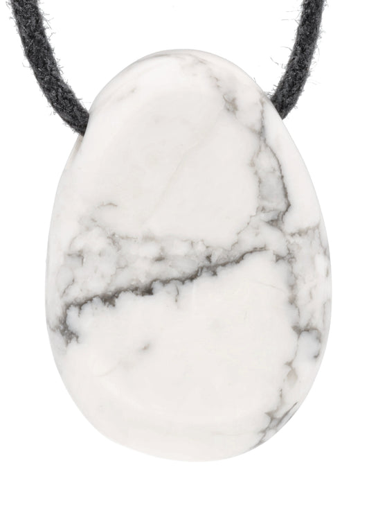 Magnesite drop pendant