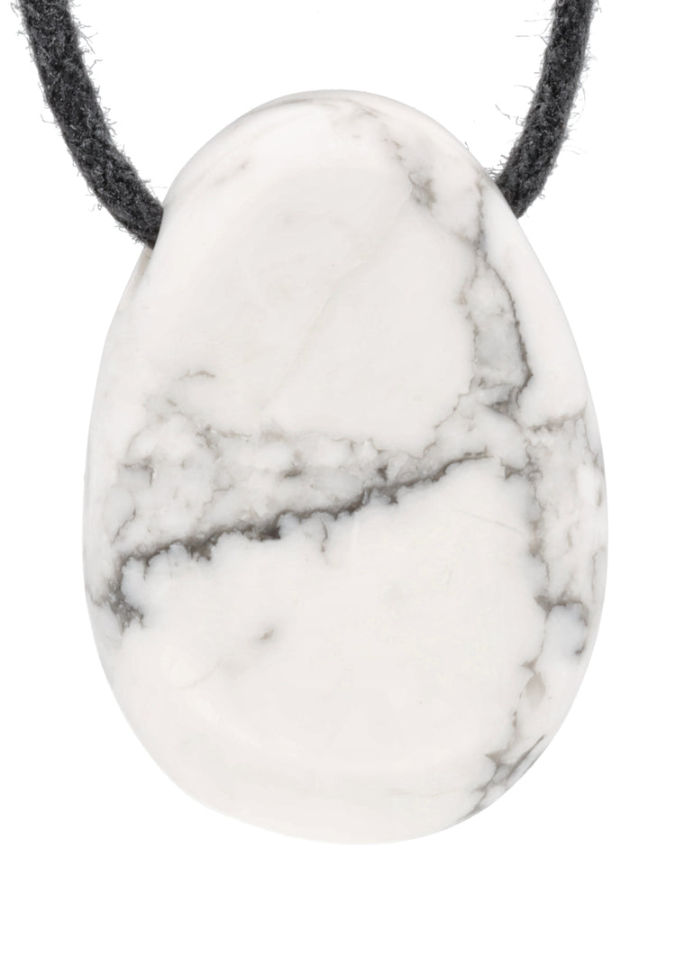 Magnesite drop pendant