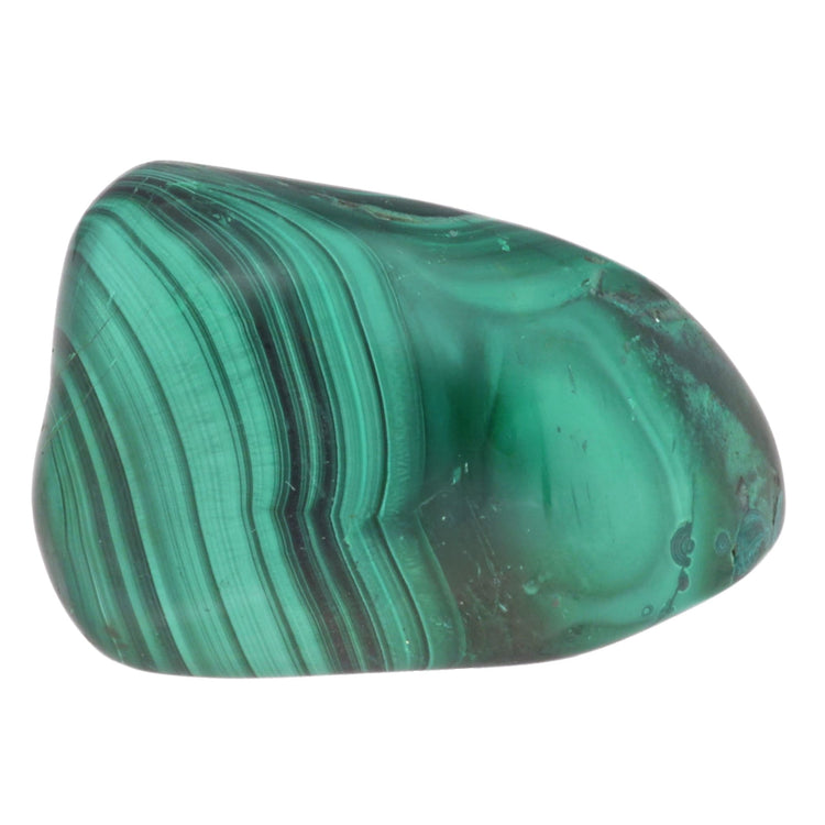 Malachite tumbled stone