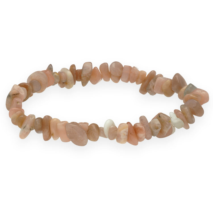 Moonstone chip bracelet